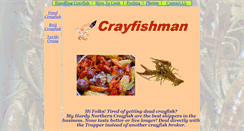 Desktop Screenshot of crayfishman.com